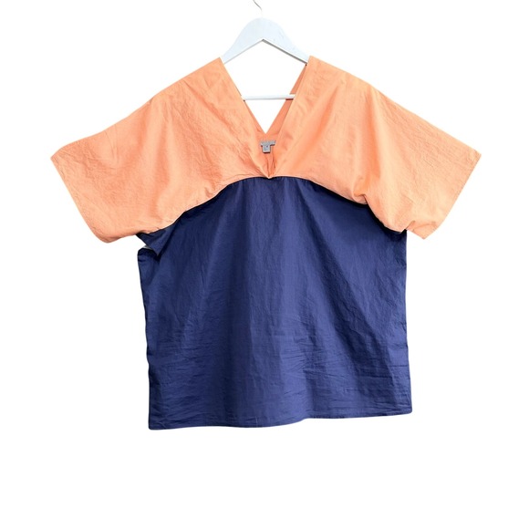 COS Tops - COS Women Colorblock Draped V-Neck Boxy Top Scandi Style Minimalist Boho Resort
